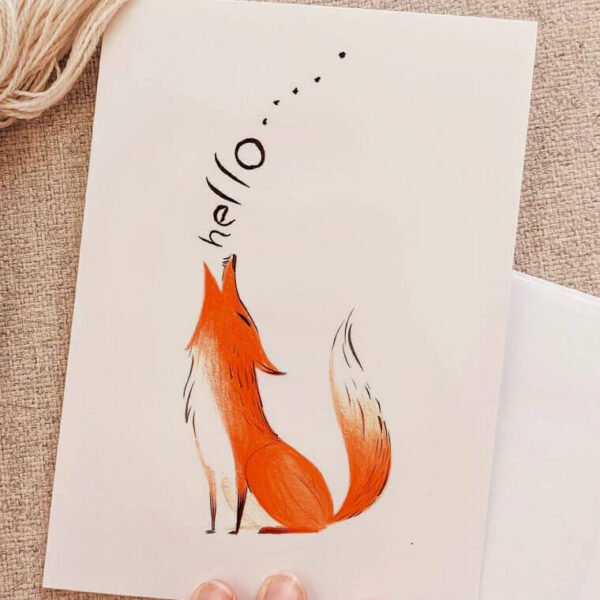 Foxy Greeting Card